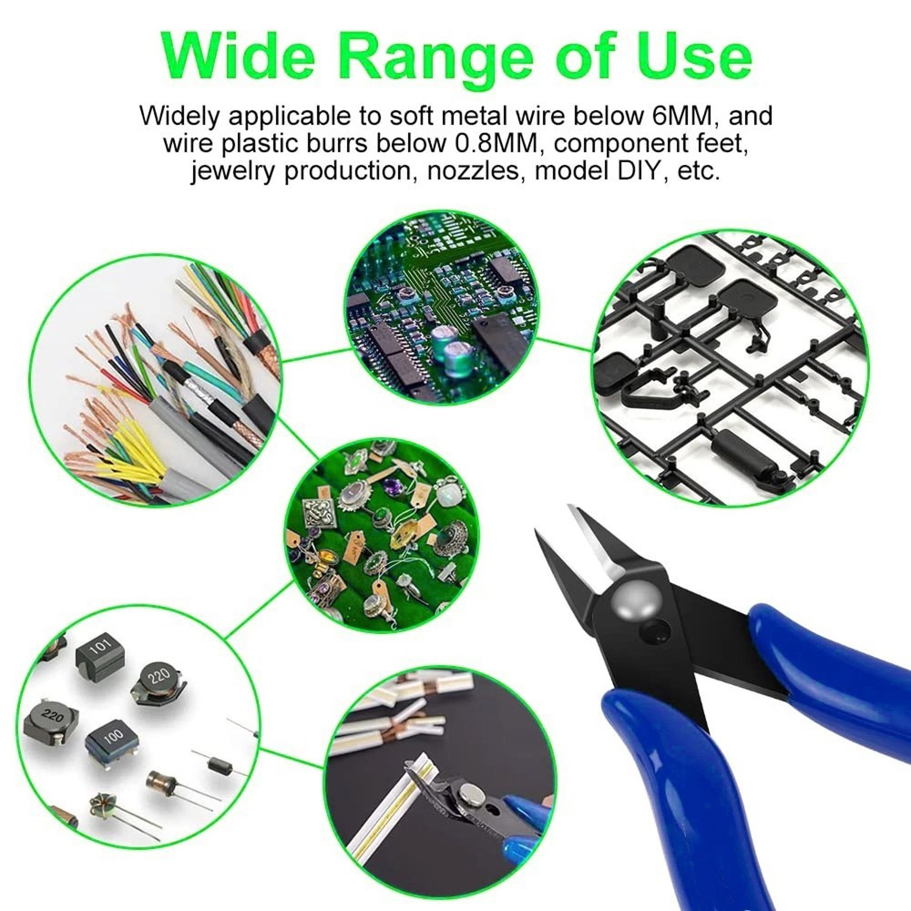 Electrical Cutting Plier Jewelry Wire Cable Cutter Tool Flush Pliers Side Snips