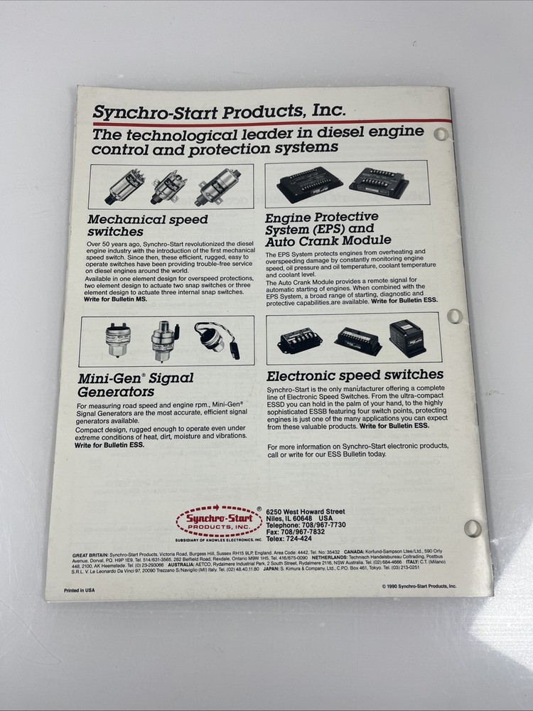Synchro Start Products Dual Coil Manual Guide
