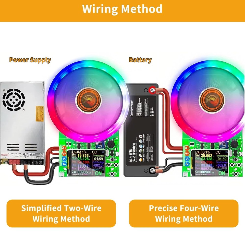 200V Battery Load Tester with Adjustable Constant Current & Intelligent Control
