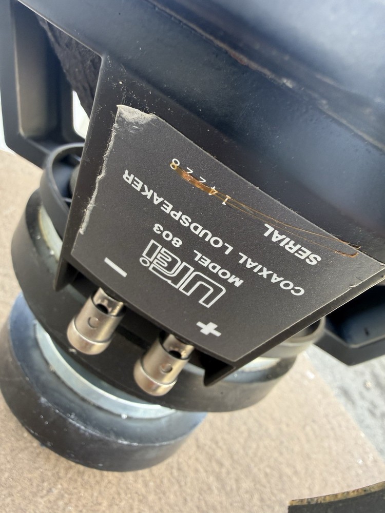 DEFECTIVE UREI 803 speaker Works Needs Form G3D