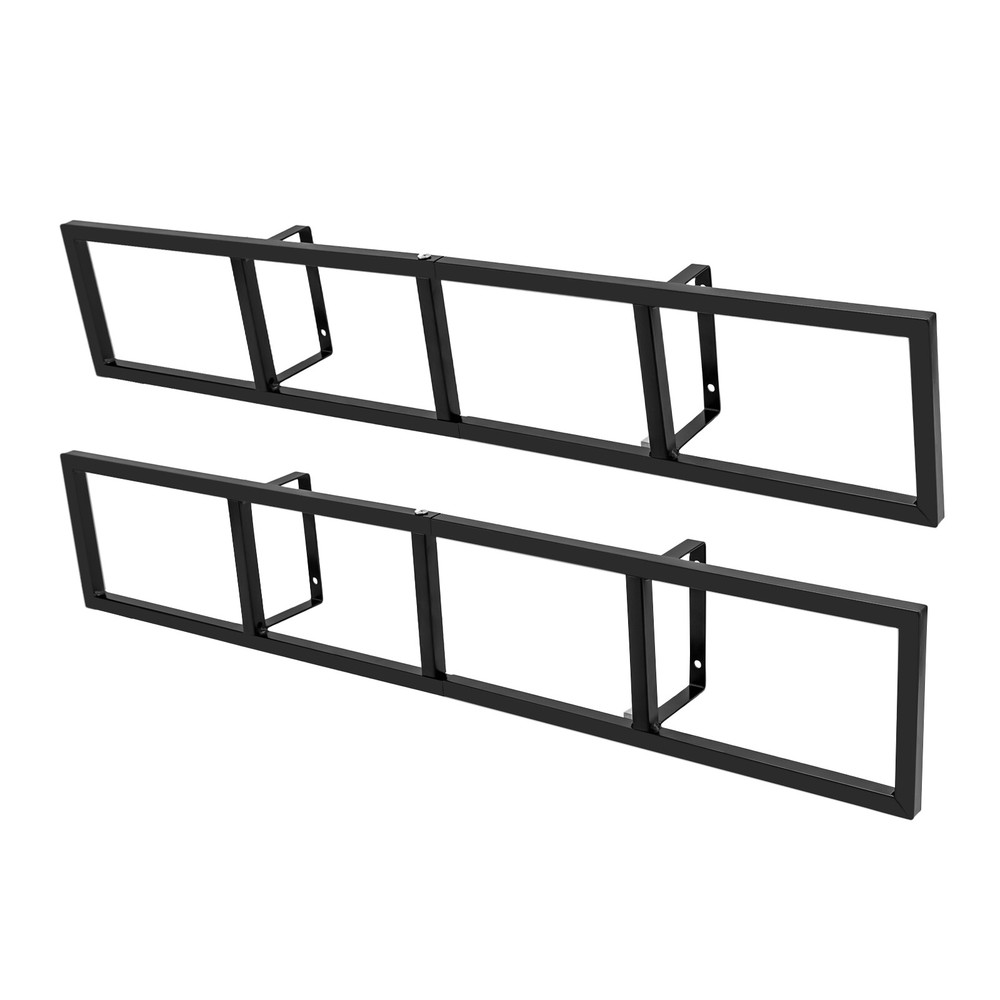 2 Organizer CD Wall Mount Rack DVD Holder Media Storage Case Horizontal/Vertical
