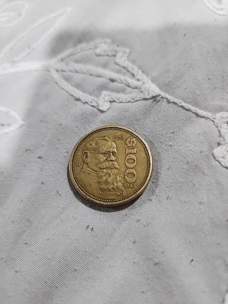 Moneda De 1984 De 100 Pesos