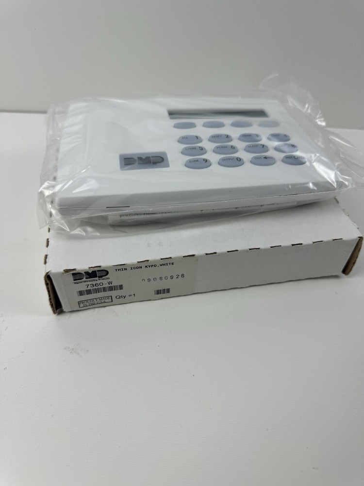 Dmp 7360-w Thinline Icon Keypad White Processor Panel