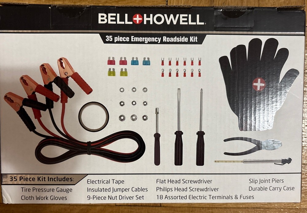 Bell Howell 35 Pc Emergency Auto Kit