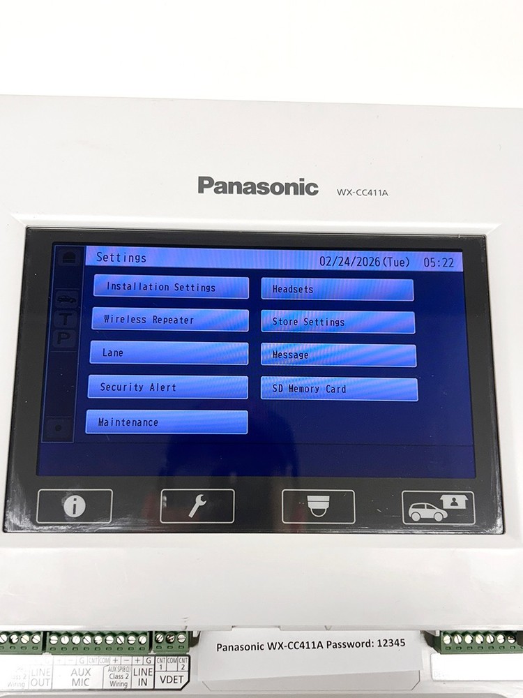 Panasonic WX-CC411A Center Module – Intercom & Security Control Unit WX-CH450 x2