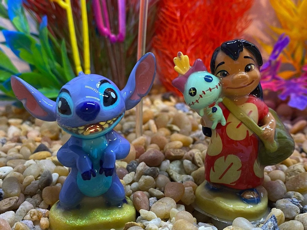 Lilo and Stitch Aquarium decor