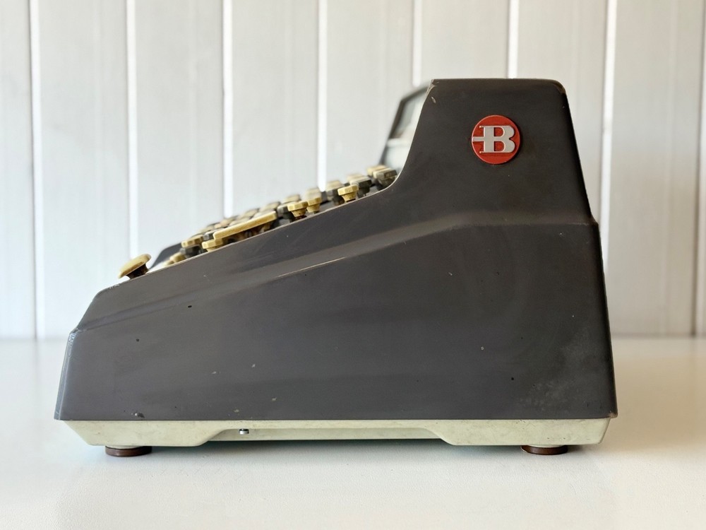 Burroughs Adding Machine Vintage Calculator – Antique Office Machine