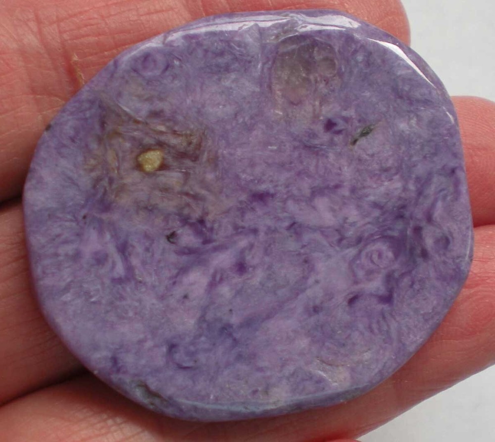Charoite A Flat Palmstone sc761o