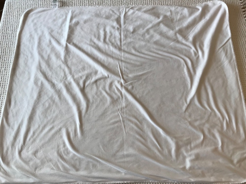 Matalan unisex blanket white with rabbits