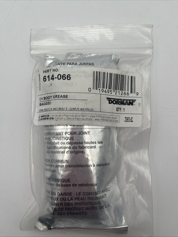 CV Joint Grease Dorman 614-066