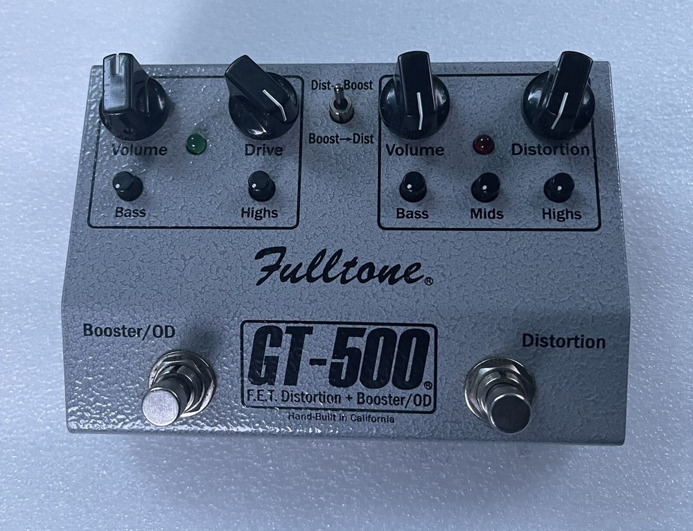 FULLTONE GT-500 FET Distortion + Booster Overdrive
