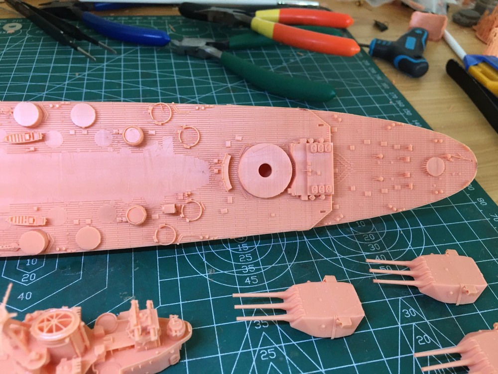 3D Printed 1/700 Soviet Union class Battleship Unpainted Model Kit NEW
