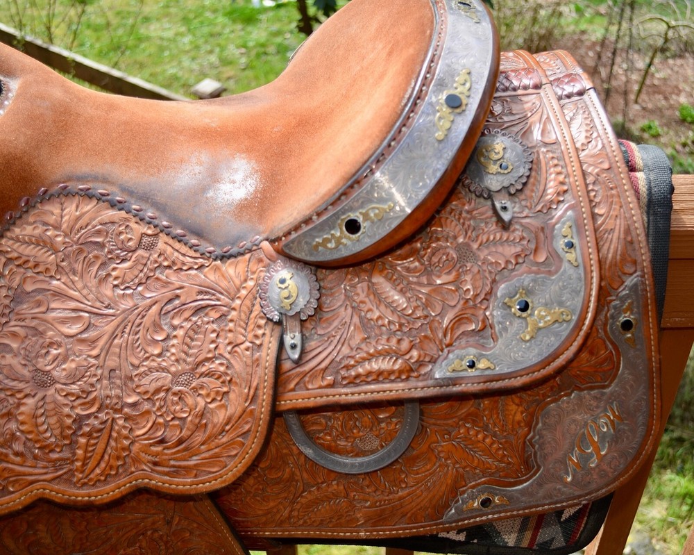 LOOK!! Mclelland Show Saddle Good Enough for a Billionaire. BEAUTIFUL!!!!!
