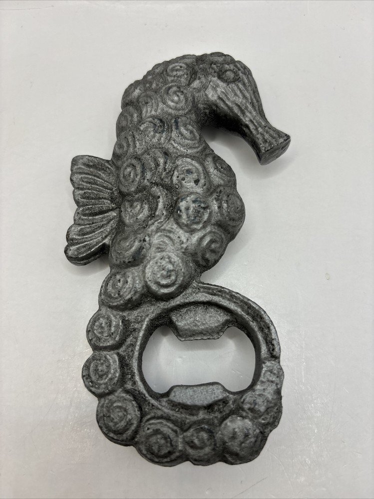 Seahorse Bottle Opener Metal Large Barware