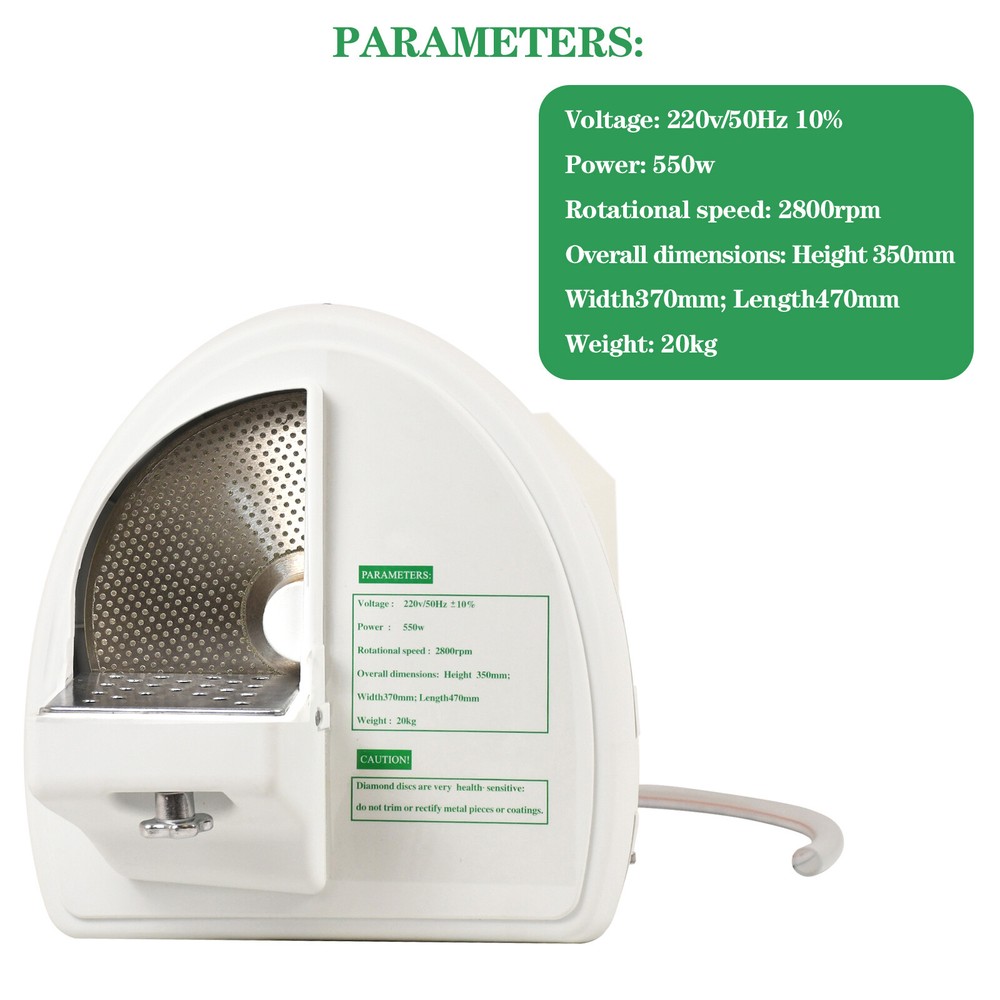 Dental Plaster Model Trimmer Machine Diamond Disc Wet Grinding Machine US