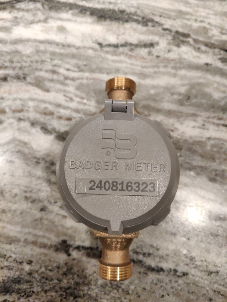 Badger Meter NSF-61  RCDL 25 Water Meter  5/8