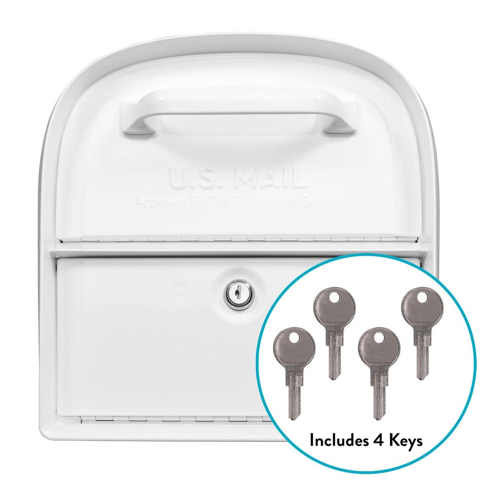 6300W-10 Oasis 360 Mailbox, White