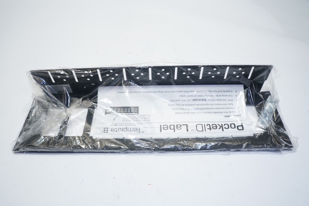 New Lowell Rack Panel for 9 Decorator Devices Vertical Mount D9P-ID-3 Template B