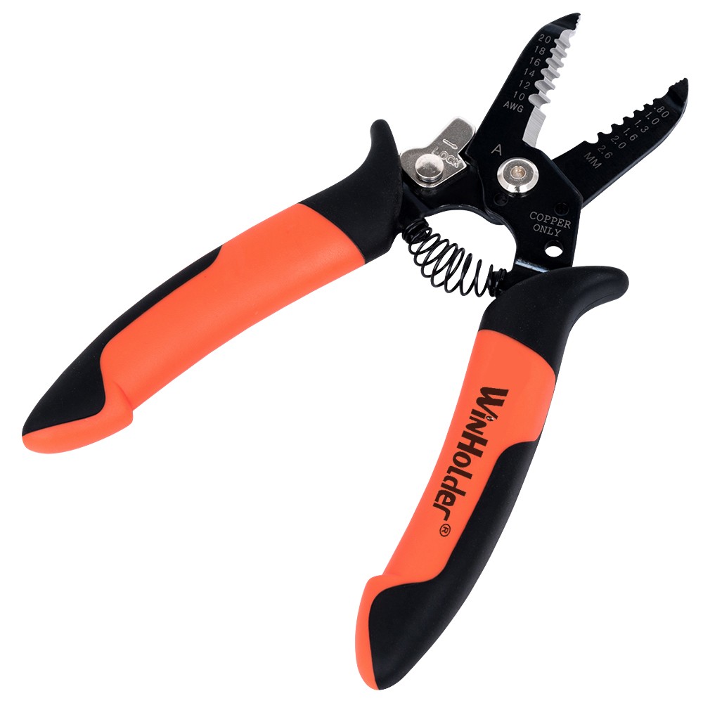2Pcs Electric Tool Wire Stripper Pliers Multifunctional Cable Stripper Cutter