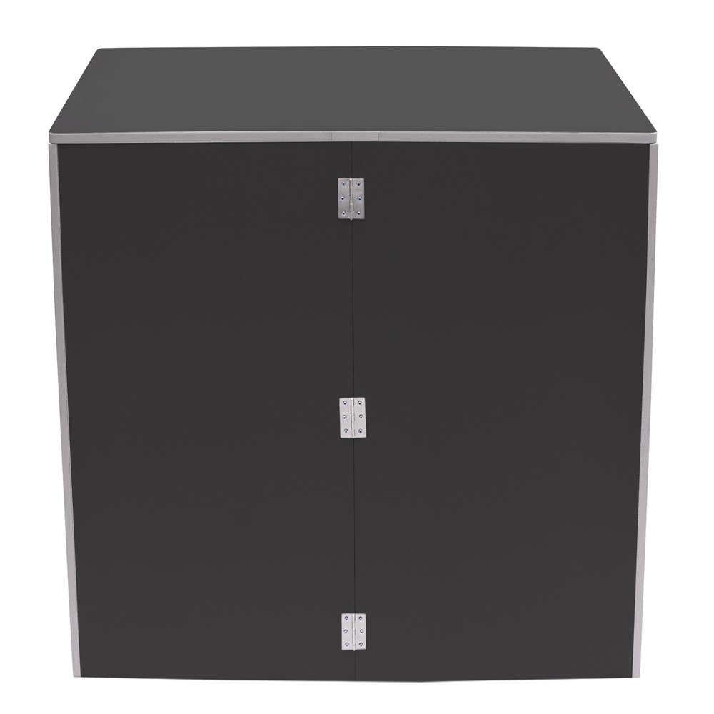 Rectangular Bar Cabinet Foldable Event Bar Portable Bar Cabinet Freestanding