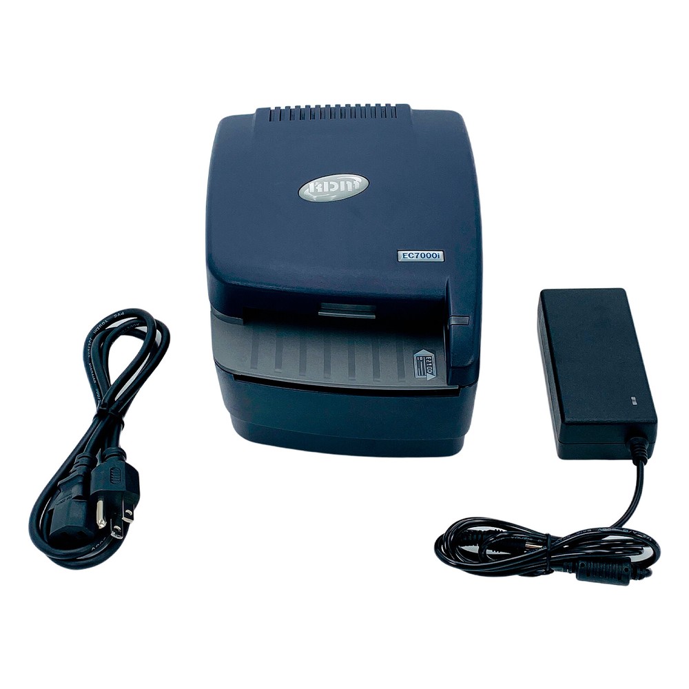 RDM EC7000i Dual-Sided Check Reader Scanner EC7011f w/Adapter