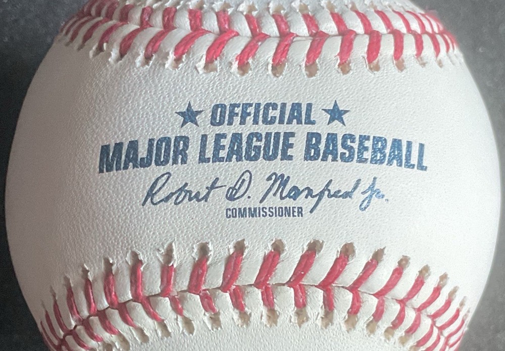 DREW WATERS AUTHENTIC AUTOGRAPHED “Manfred” ROMLB KC ROYALS