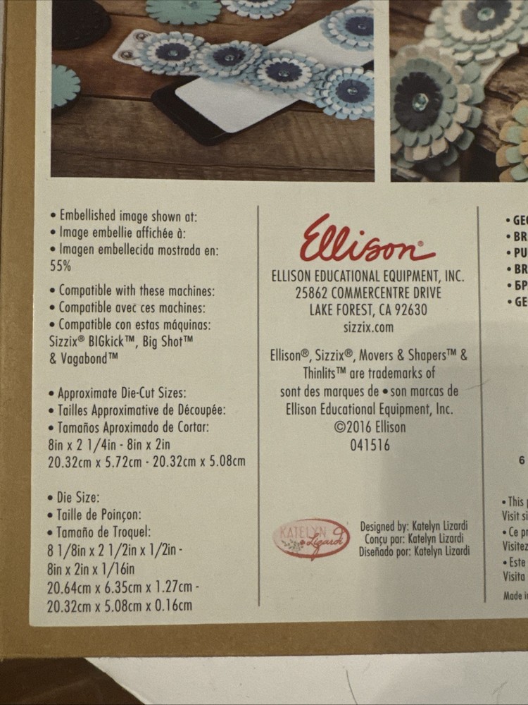 Sizzix MOVERS SHAPERS THINLITS 661329