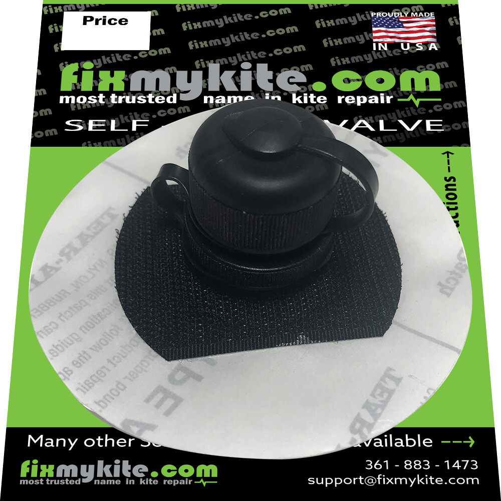 FixMyKite Self Stick Cabrinha Airlock 2 Mega Patch Screw Kite Valve Hook & Loop