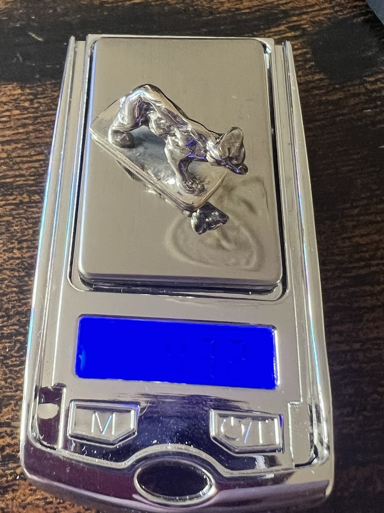 Solid Silver Miniature Bear 925