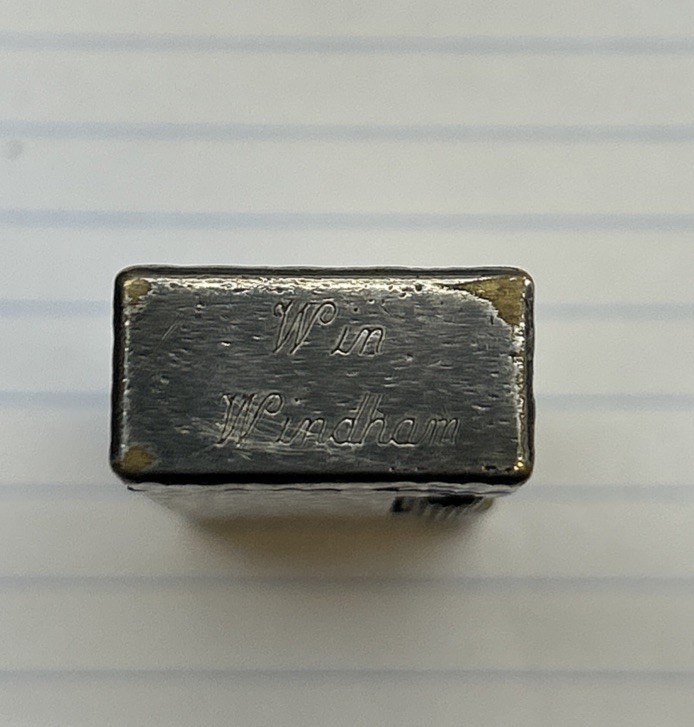 Vintage Dunhill Rolla gas lighter Silver Bark, Untested