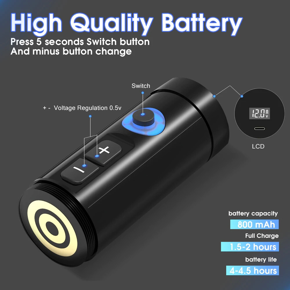 Ambition Ninja Wireless Tattoo Pen Machine Powerful Coreless