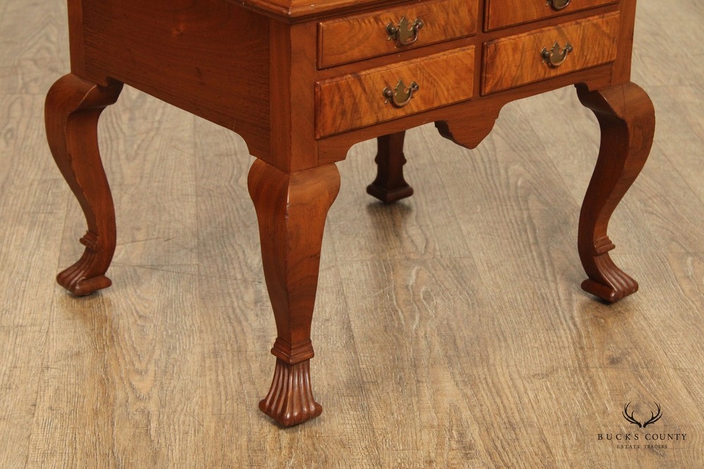 Bench Made Pennsylvania Walnut Spice Or Valuables Chest