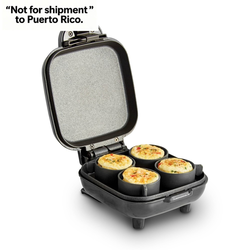 Egg Bite Maker, Makes 4 Egg Bites, Black