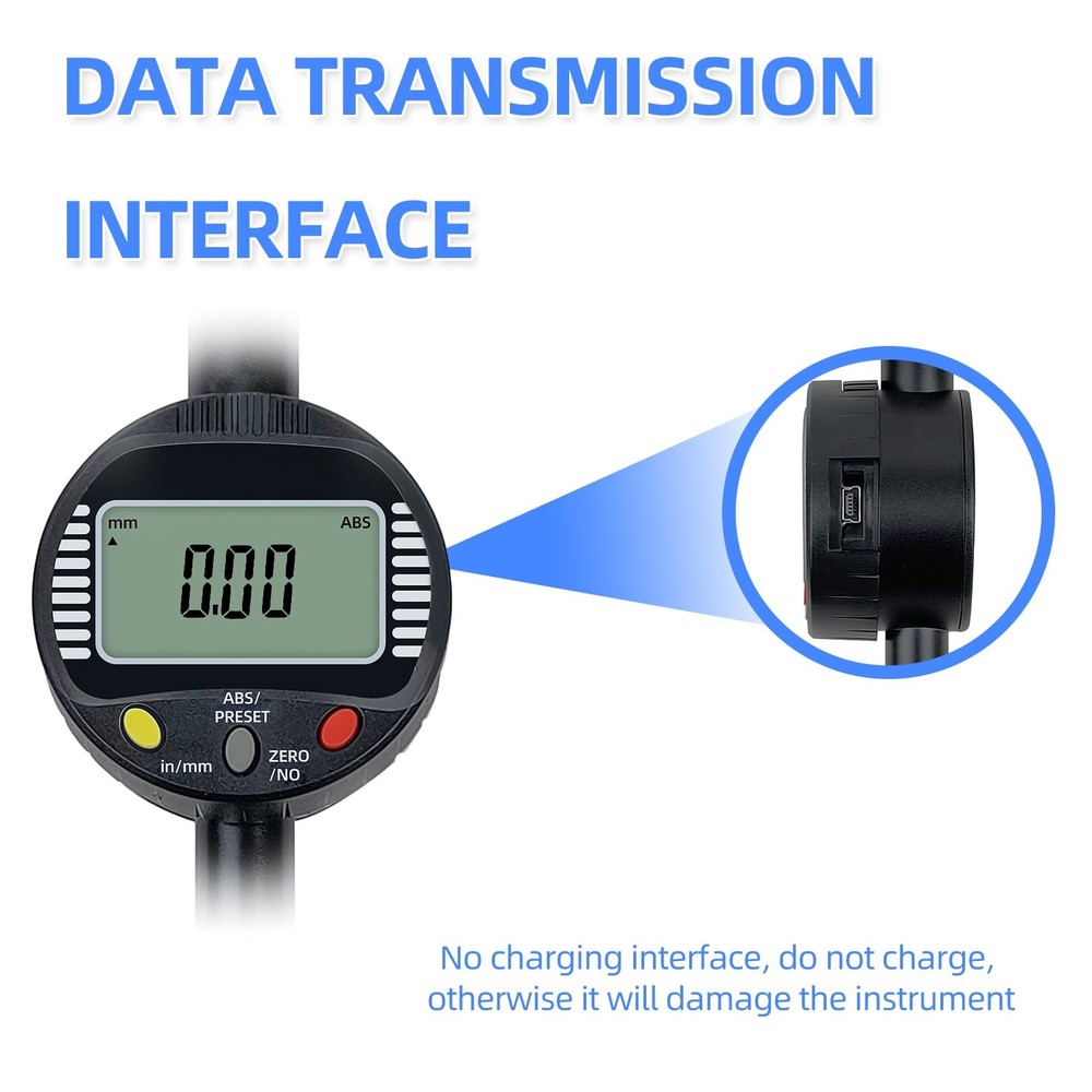 Precision Digital Dial Gauge,Dlectrical Indicator 2 in/0.01