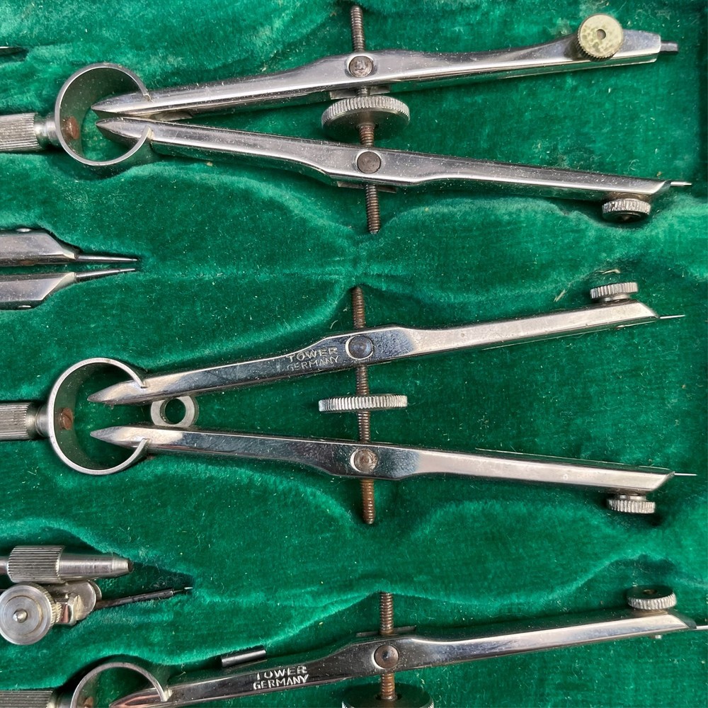 Vintage Tower Drafting Set Germany