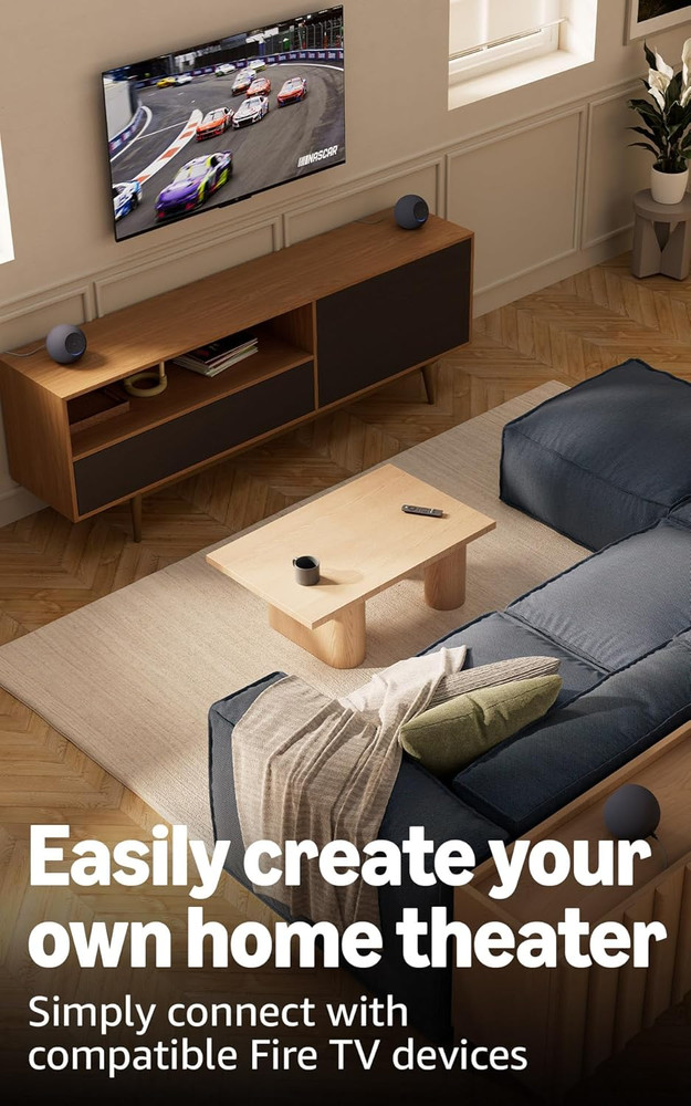 Echo Studio (Newest Model), Compact Design, Immersive Spatial Audio and Dolby At