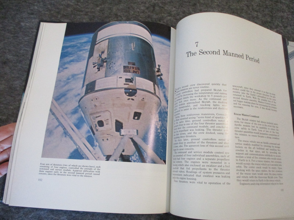 NASA MSFC APOLLO SKYLAB , OUR FIRST SPACE STATION **SIGNED** by EDITOR BELEW