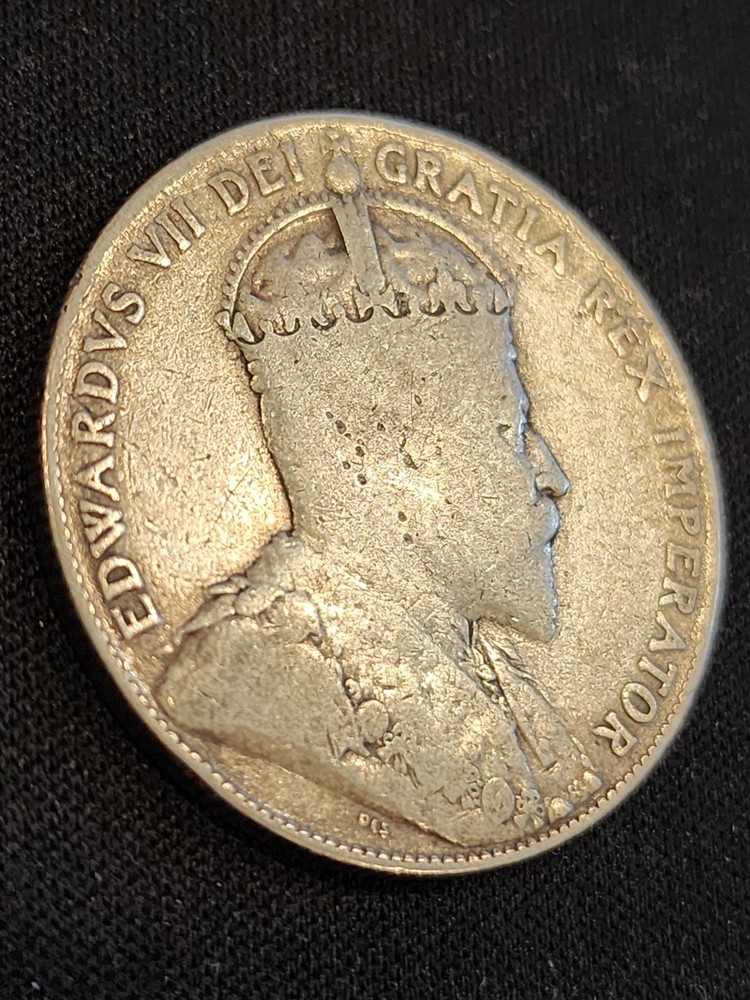 1909 Canada 50 Cents Silver Coin