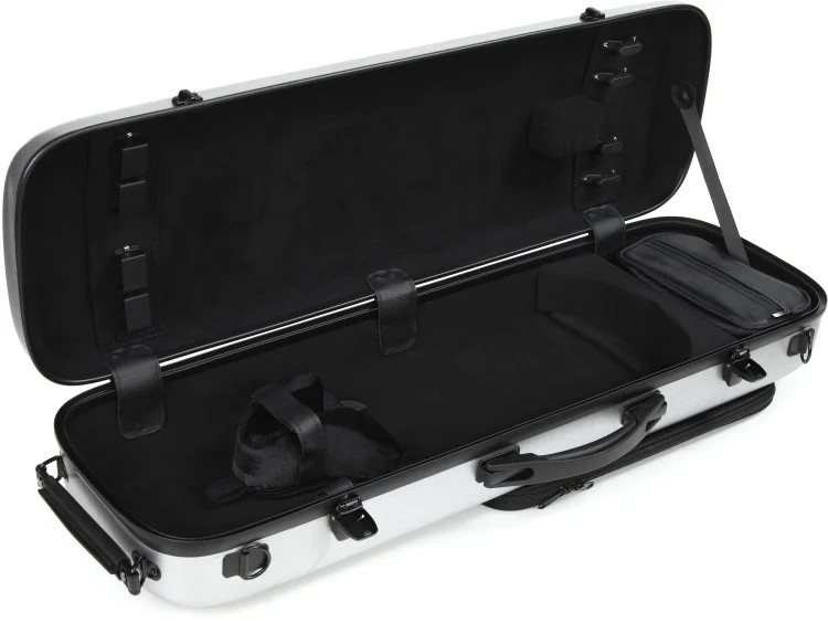 Howard Core CC450 Oblong Scratch-resistant Violin Case - Silver, 4/4 Size