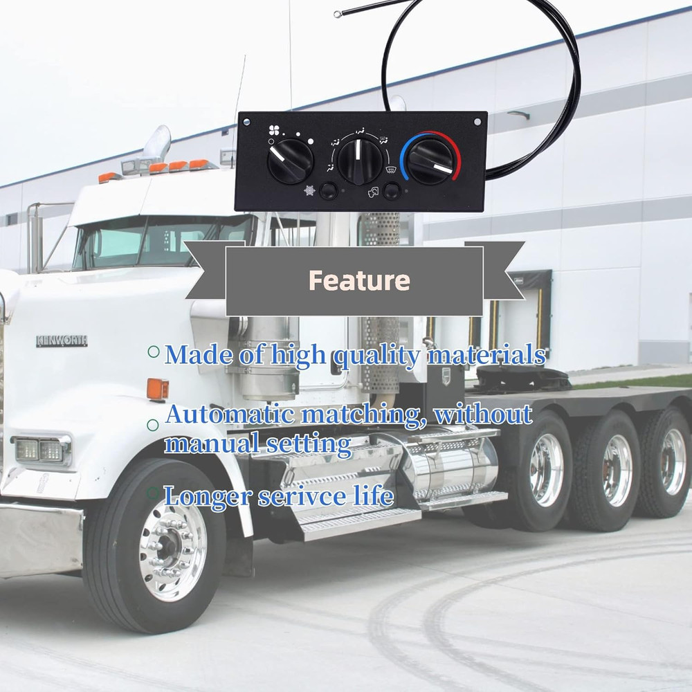 Climate Control Module A/C Control Panel for Kenworth W900 T800 T600A 2002-2006