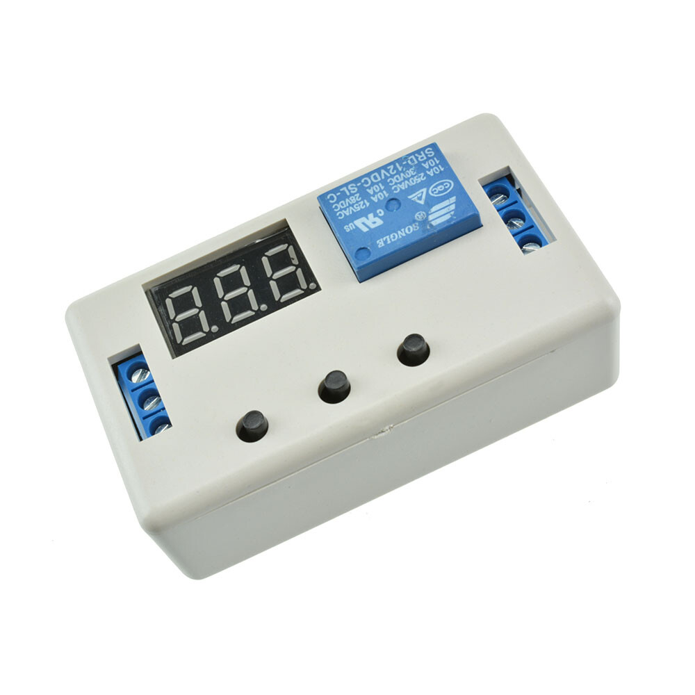 22PCS 12V LED Automation Delay Timer Control Switch Relay Module With Case New