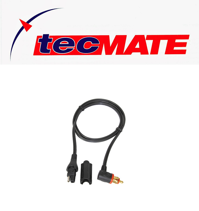 Tecmate Charger SAE 90 Degree Socket for BMW Motorcycle / Triumph Cable 100cm