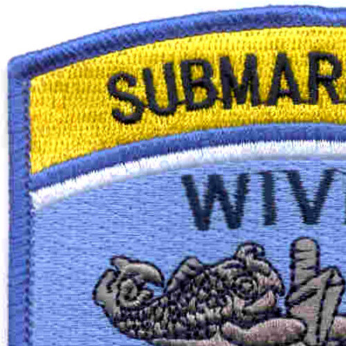 Submariners Wives Also Served With Pride Blue Patch