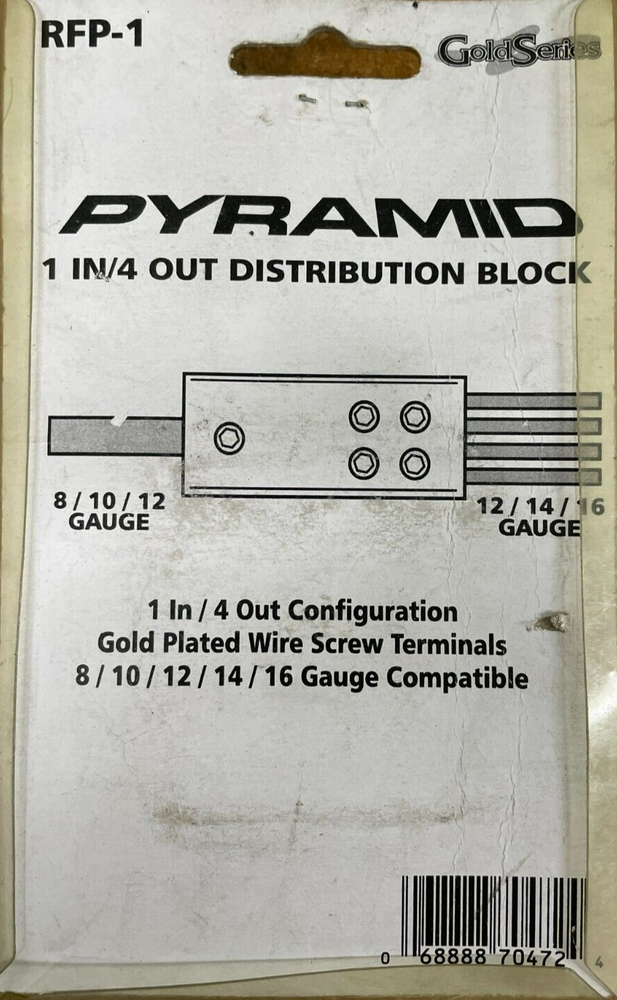 Pyramid - RFP1 - 1 to 4 Distribution Block