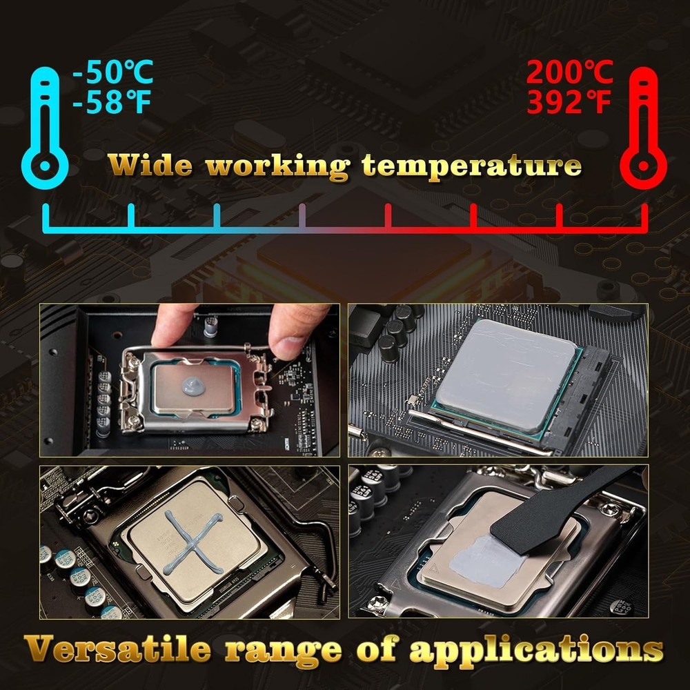 High Performance 4g Thermal Paste for CPUs & GPUs - Safe & Durable Formula