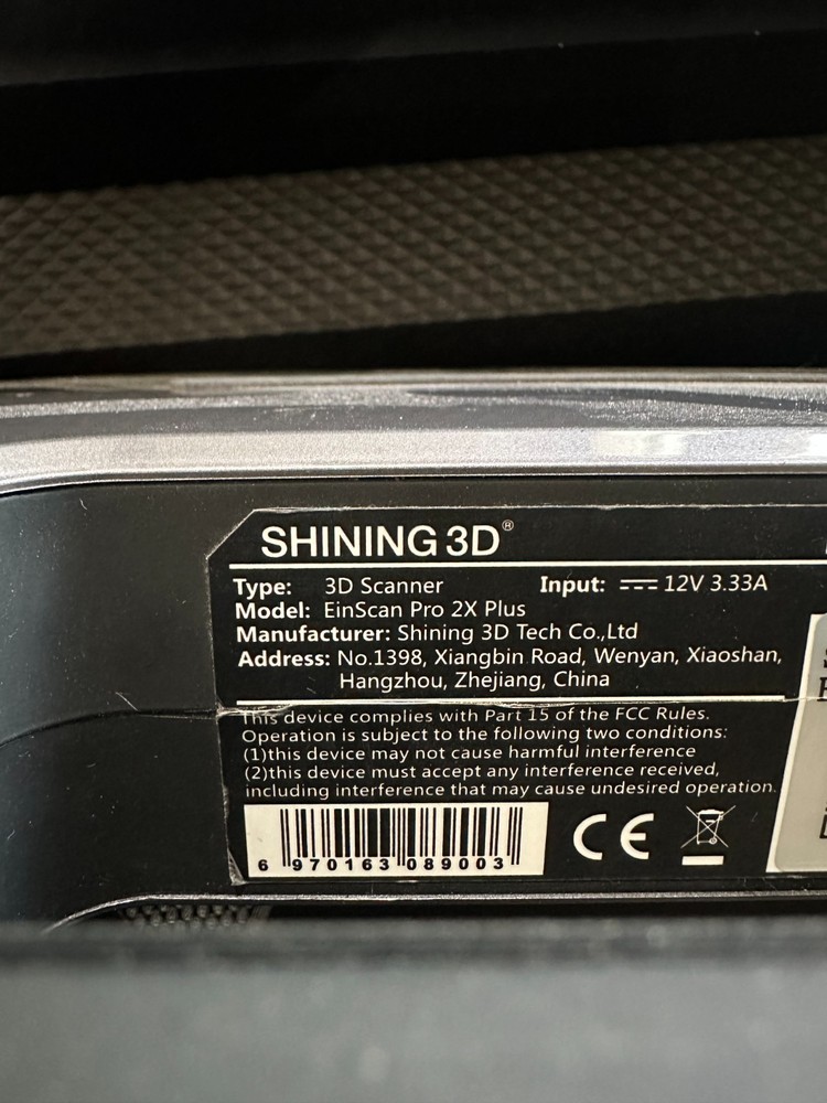 Shining3D Einscan Pro 2x Plus 3D Scanner + HD Prime Pack