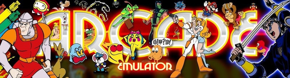 Mame Arcade Multicade Marquee For Reproduction Header/Backlit Sign