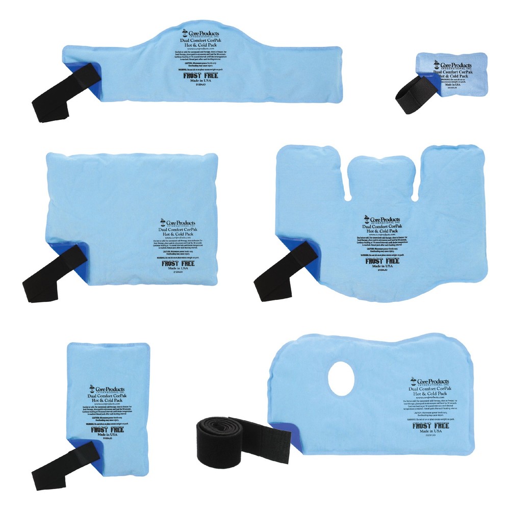 Core Products Dual Comfort CorPak -  Reusable hot/cold pack for knee, back,