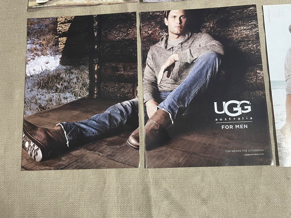 UGG Tom Brady magazine advertisement 8 Ads from 2012 Advertisements