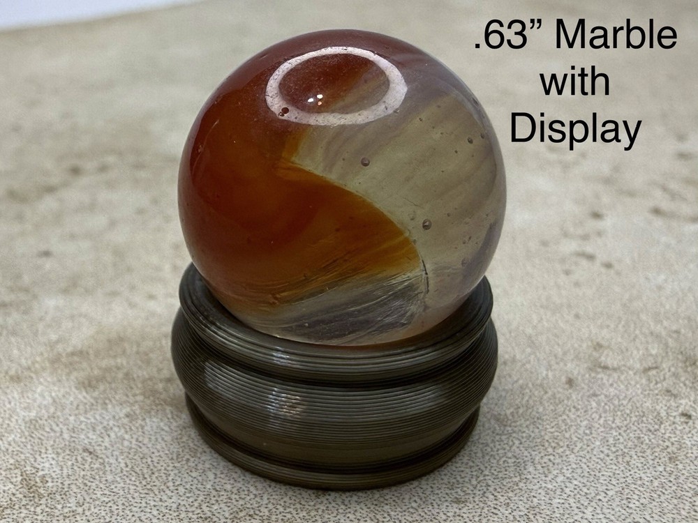 Glass Marble With Display Included  lot #8342
